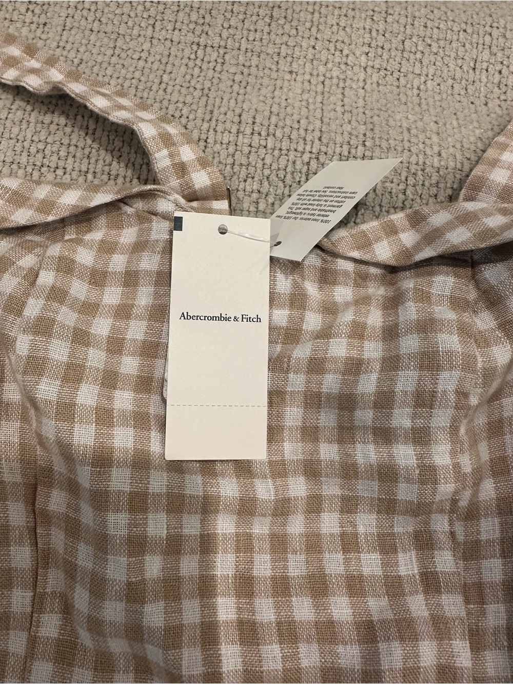 Abercrombie & Fitch Gingham Romper - Picture 5 of 6